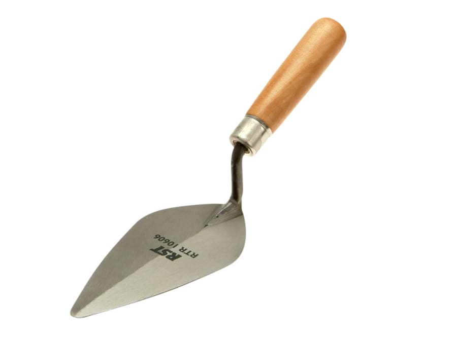 Rst RTR10606 6in London Pointing Trowel with Wooden Handle