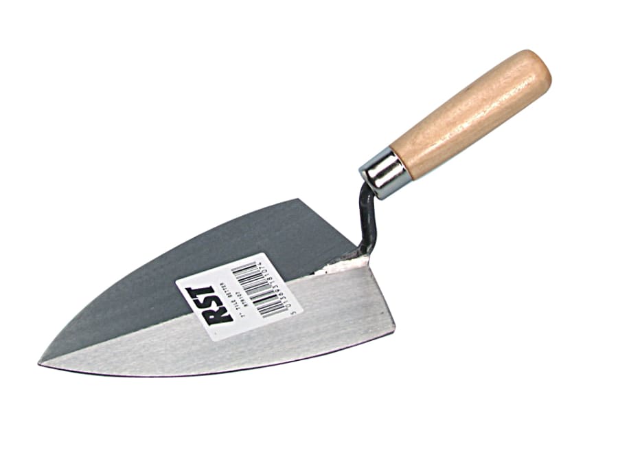 Rst RTR107 7” Tile Setter Trowel with Wooden Handle