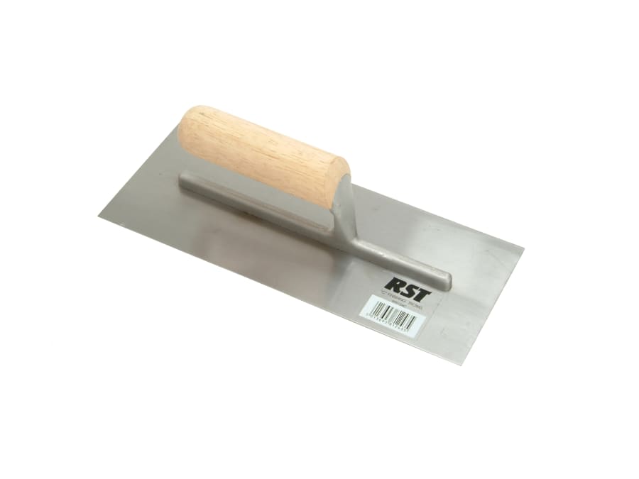Rst RTR124C 11 × 4.5” Finishing Trowel with Wooden Handle