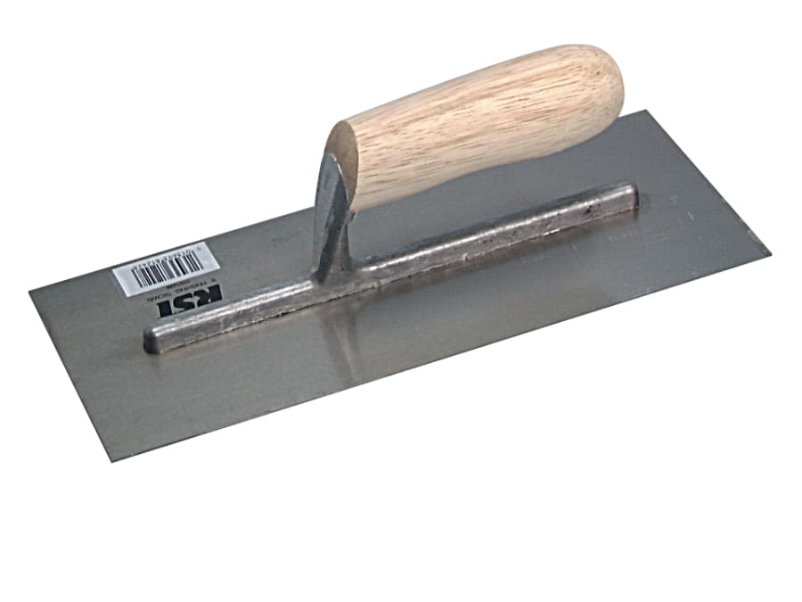 Rst RTR124B 11 × 4.5” B-Grade Finishing Trowel with Wooden Handle