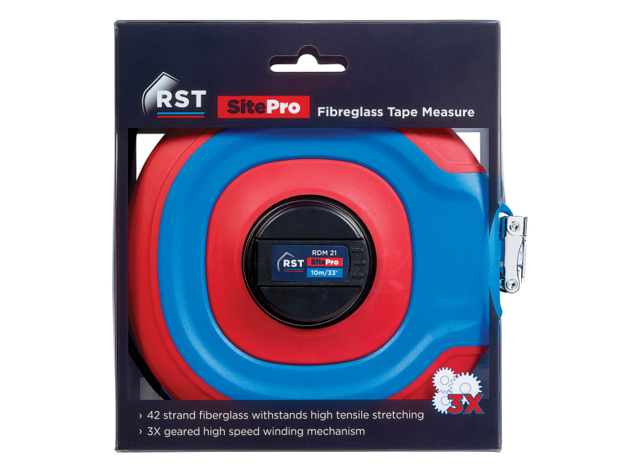 R.S.T. RDM21 10m Fibreglass Tape Measure