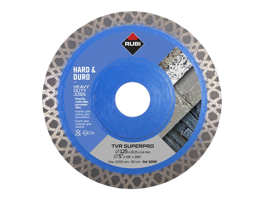 Rubi Tiling Tools Rubi TVR125 TVR SUPERPRO 125mm Diamond Blade