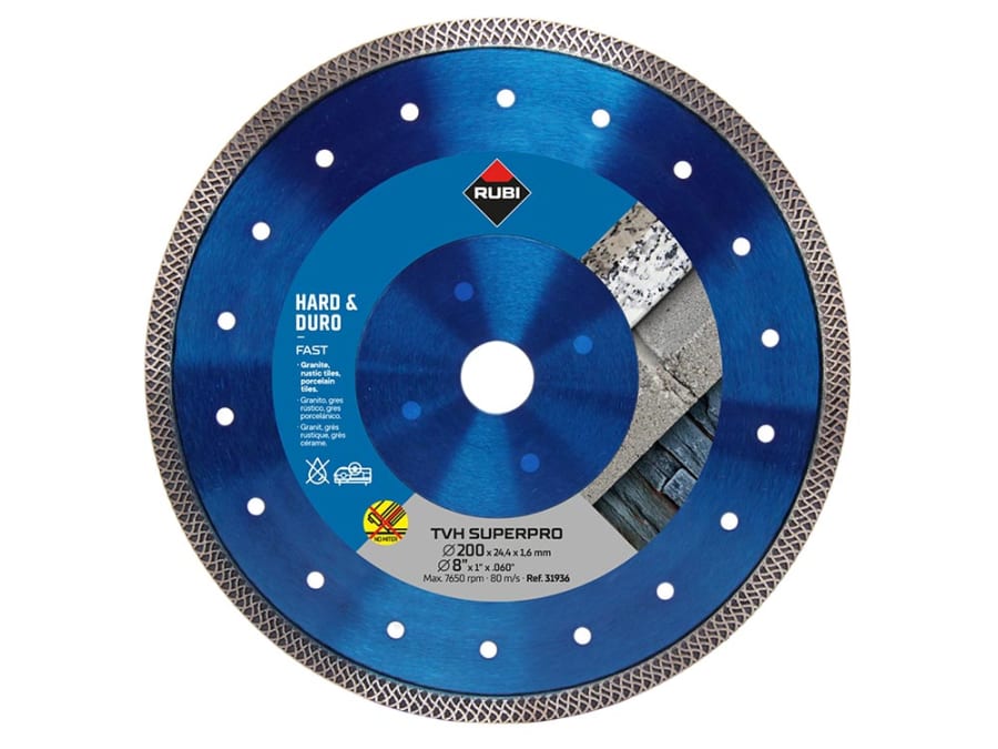 Rubi Tiling Tools Rubi 31936 200mm Diamond Blade