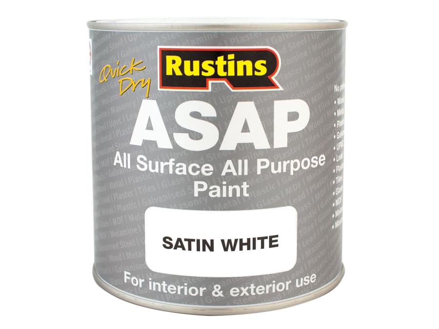 Rustins ASAPWH250 White Paint 250ml