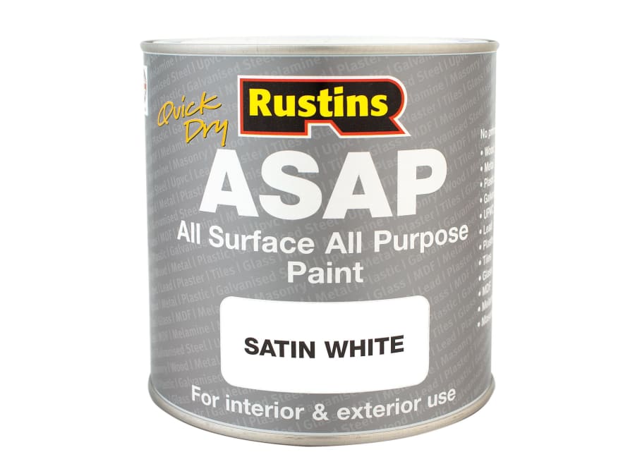 Rustins ASAPWH500 White Paint 500ml