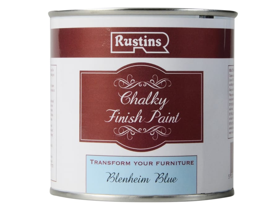 Rustins CHAPB250 Chalky Finish Paint Blenheim Blue 250ml