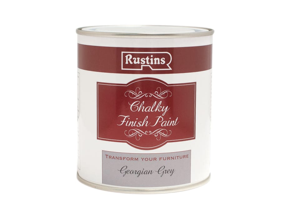 Rustins CHAPG500 Chalky Finish Paint Georgian Grey 500ml