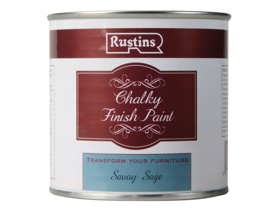 Rustins CHAPS250 Chalky Finish Paint Savoy Sage 250ml