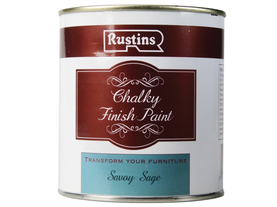 Rustins CHAPS500 Chalky Finish Paint Savoy Sage 500ml