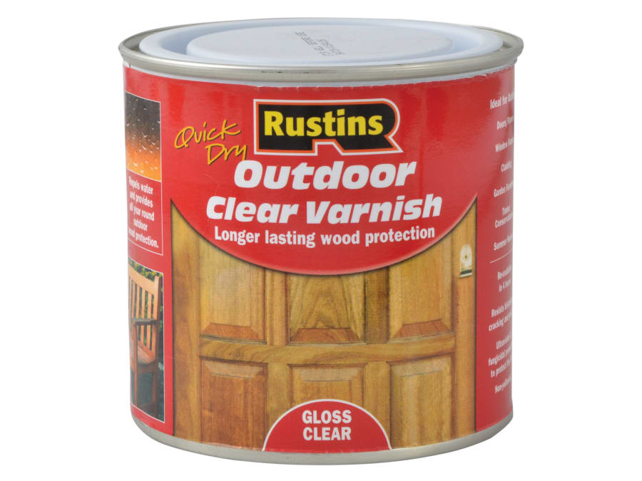 Rustins EAVG250 Exterior Varnish Clear Gloss 250ml