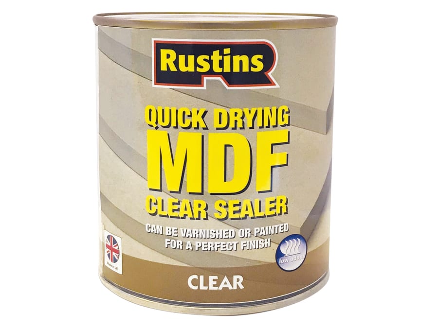 Rustins MDFS250 Quick Drying MDF Sealer Clear 250ml