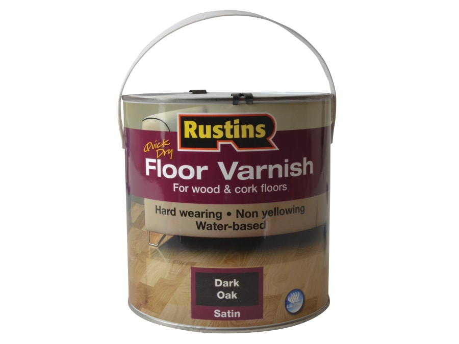 Rustins AFDO2500 Quick Dry Floor Varnish Dark Oak 2.5L