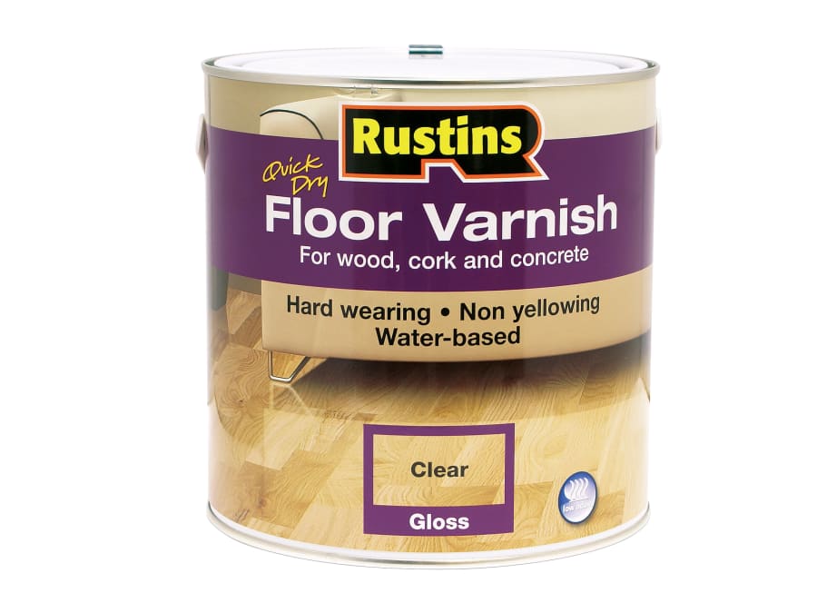 Rustins AFCG2500 Quick Dry Floor Varnish Gloss 2.5 Litre