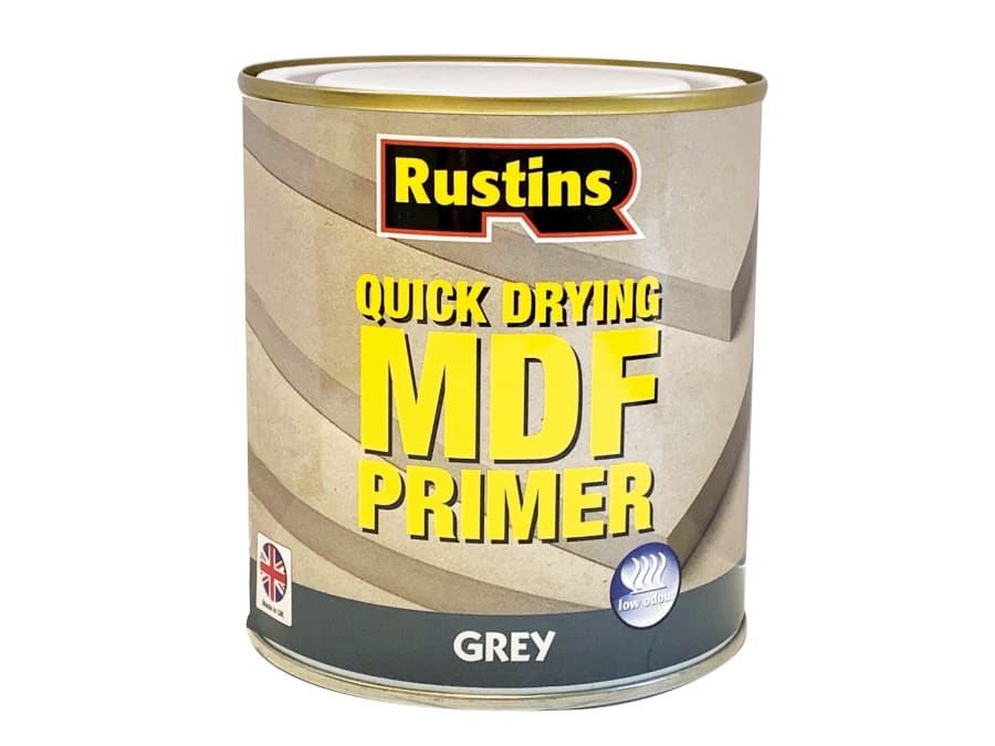 Rustins MDGP500 Quick Drying MDF Primer Grey 500ml