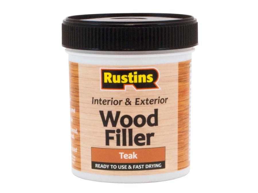 Rustins AWOOT250 Teak Acrylic Wood Filler 250ml