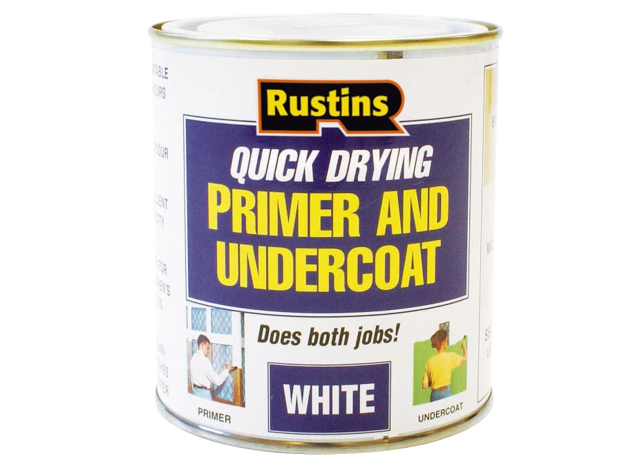 Rustins WHPU250 Quick Dry Primer & Undercoat White 250ml