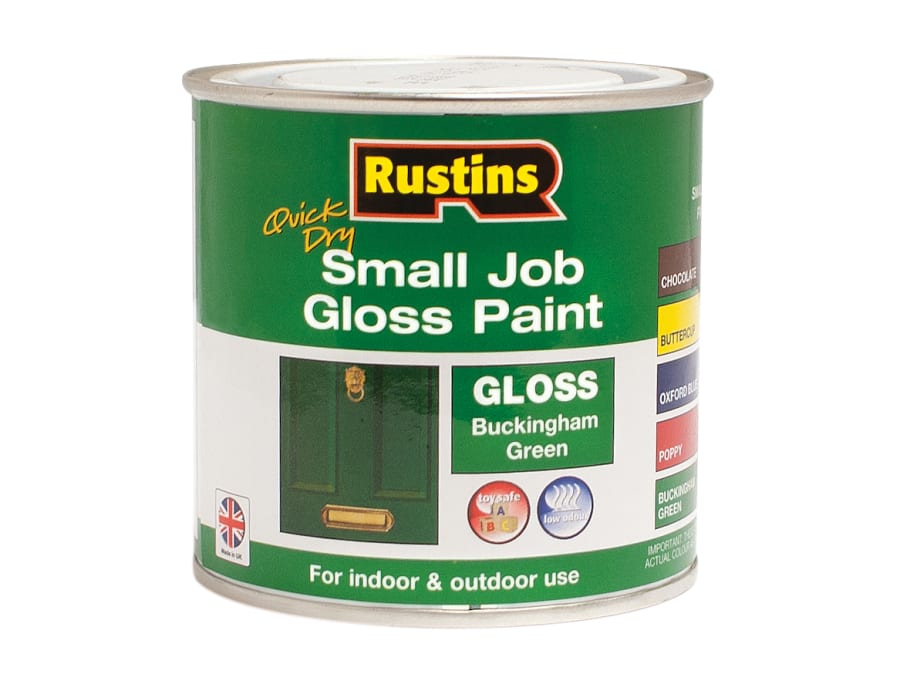 Rustins GPBGW250 Quick Dry Gloss Paint Buckingham Green 250ml
