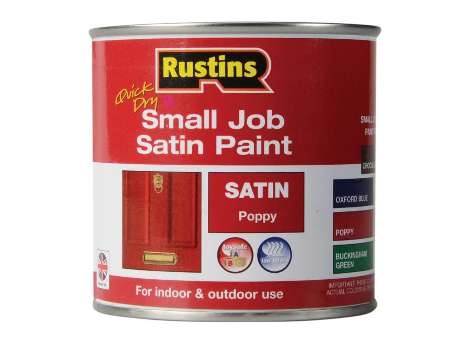 Rustins SPPOW250 Quick Dry Small Job Satin Paint 250ml