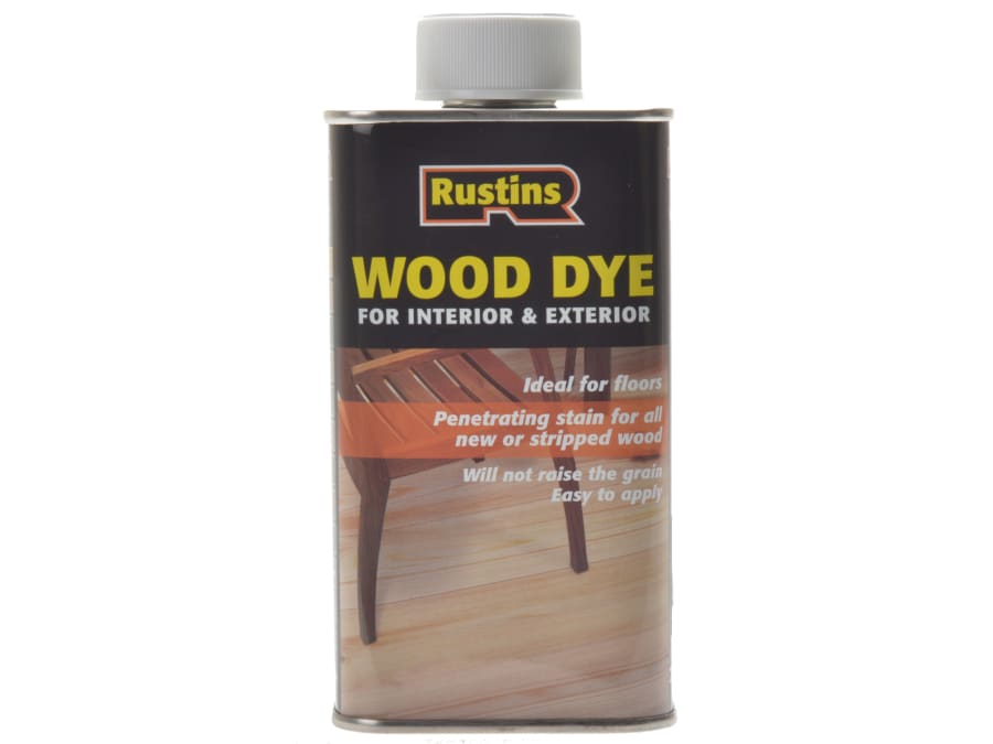 Rustins WDBM250 Wood Dye Brown Mahogany 250ml