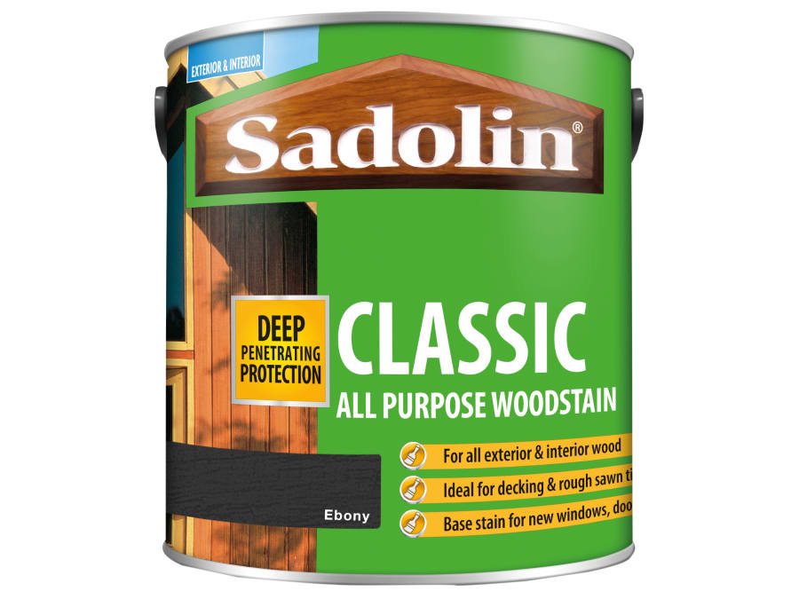 Sadolin 5012903 Classic Wood Protection Ebony 2.5 Litre