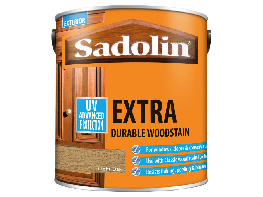 Sadolin 5012993 Extra Durable Woodstain Light Oak 2.5 Litre