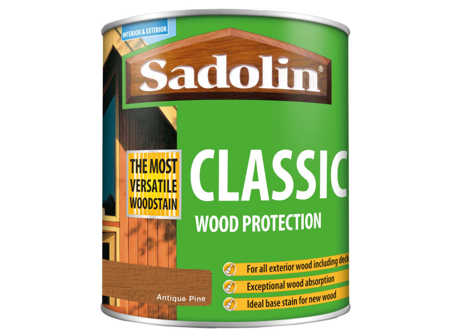 Sadolin 5028457 Classic Wood Protection Antique Pine 1 Litre