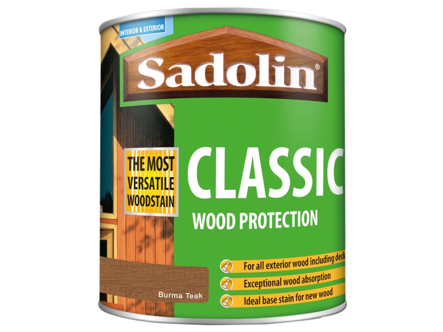 Sadolin 5028479 Classic Wood Protection Burma Teak 1 Litre