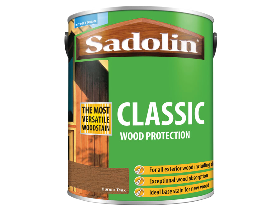Sadolin 5028481 Classic Wood Protection Burma Teak 5 Litre