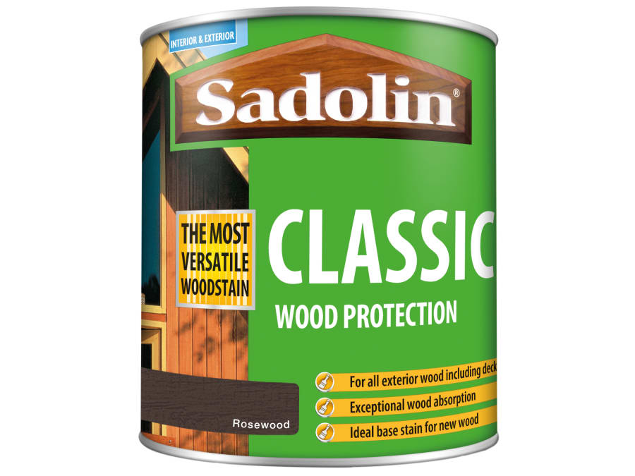 Sadolin 5028487 Classic Wood Protection Rosewood 1 Litre