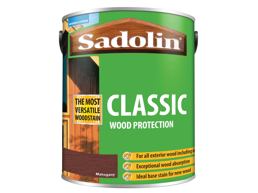Sadolin 5028493 Classic Wood Protection Mahogany 5 Litre