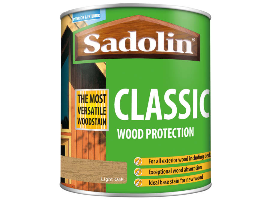 Sadolin 5028498 Classic Wood Protection Light Oak 1 Litre