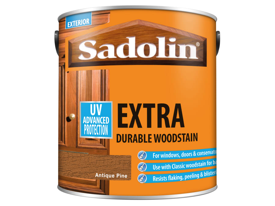 Sadolin 5028529 Extra Durable Woodstain Antique Pine 2.5 Litre