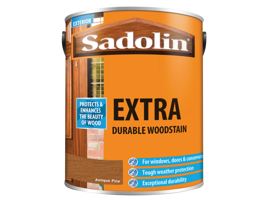 Sadolin 5028530 Extra Durable Woodstain Antique Pine 5 Litre
