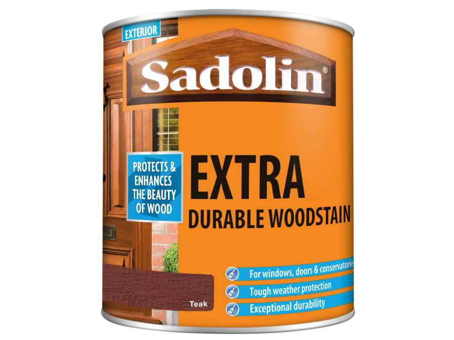 Sadolin 5028534 Extra Durable Woodstain Teak 1 Litre