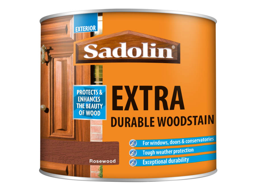 Sadolin 5028558 Extra Durable Woodstain Rosewood 500ml
