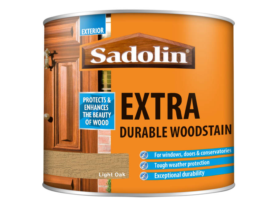 Sadolin 5028573 Extra Durable Woodstain Light Oak 500ml