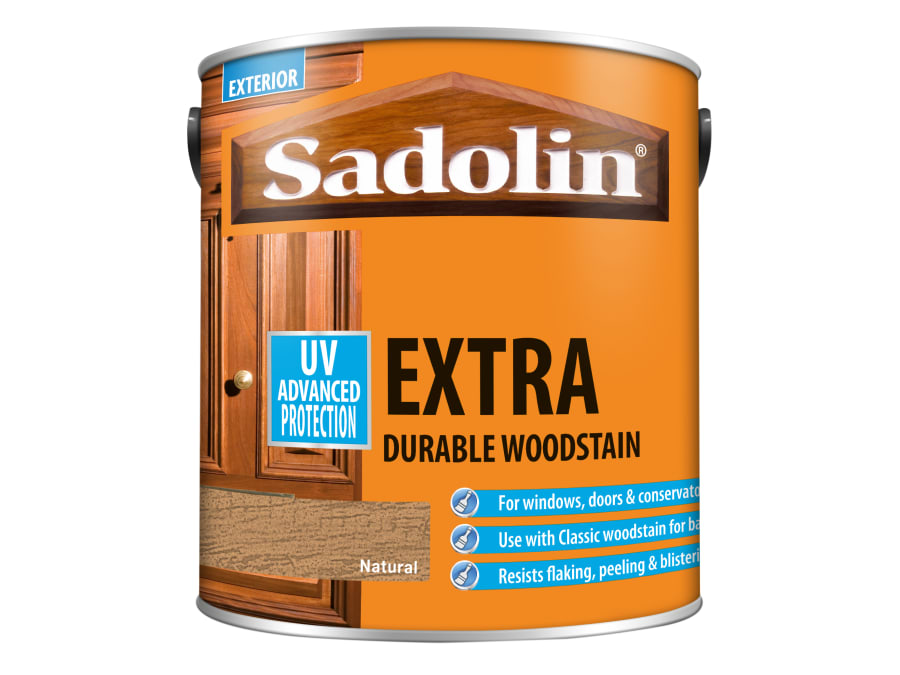 Sadolin 5028579 Extra Durable Woodstain Natural 2.5 Litre