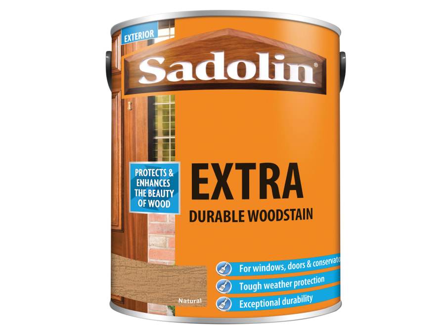 Sadolin 5028580 Extra Durable Woodstain Natural 5 Litre