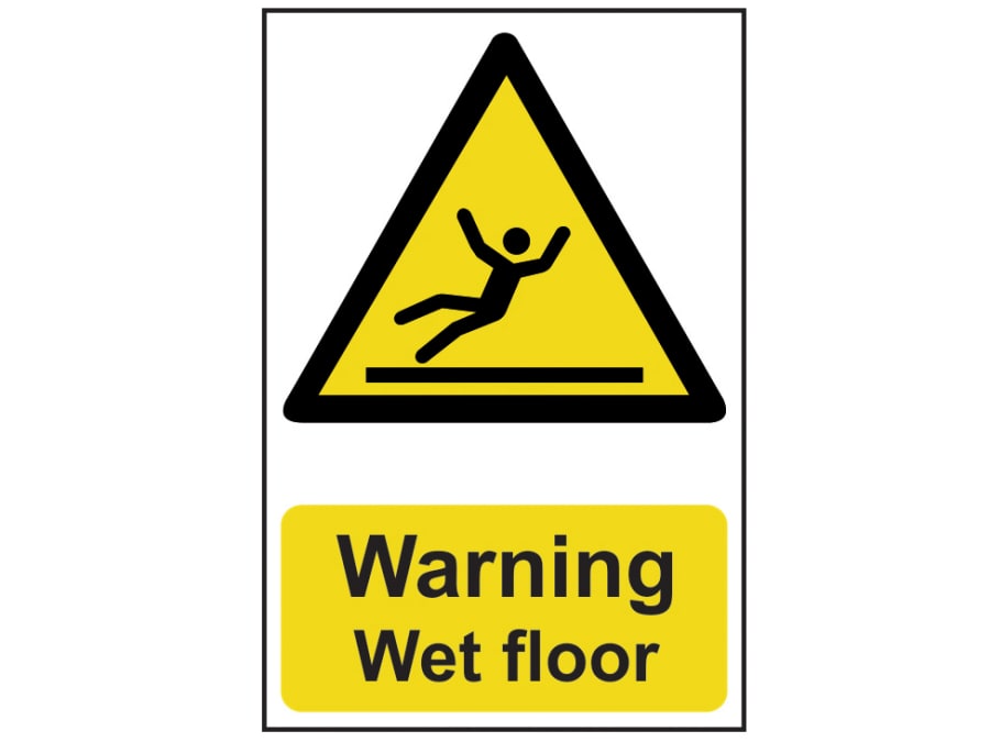 Scan 1107 Wet Floor Sign 200 x 300mm