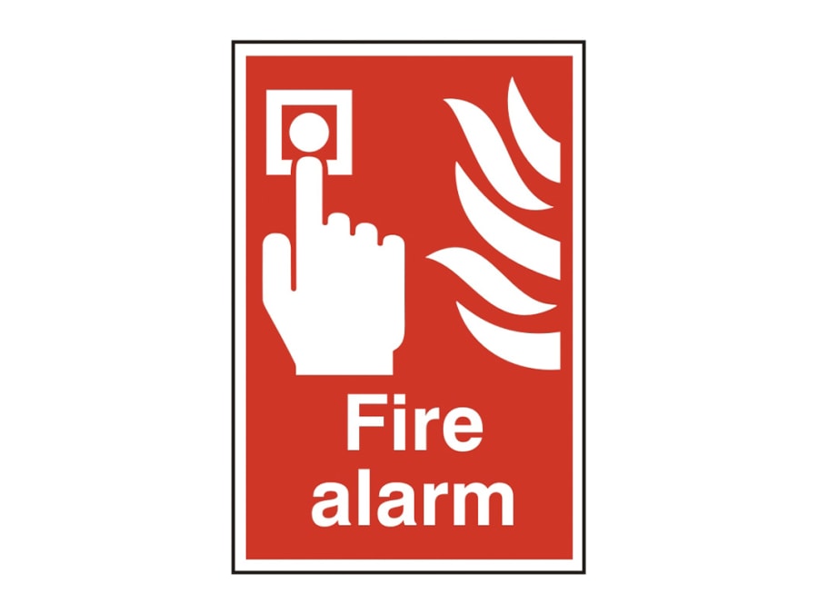 Scan 1400 Fire Alarm PVC Sign 200 x 300mm