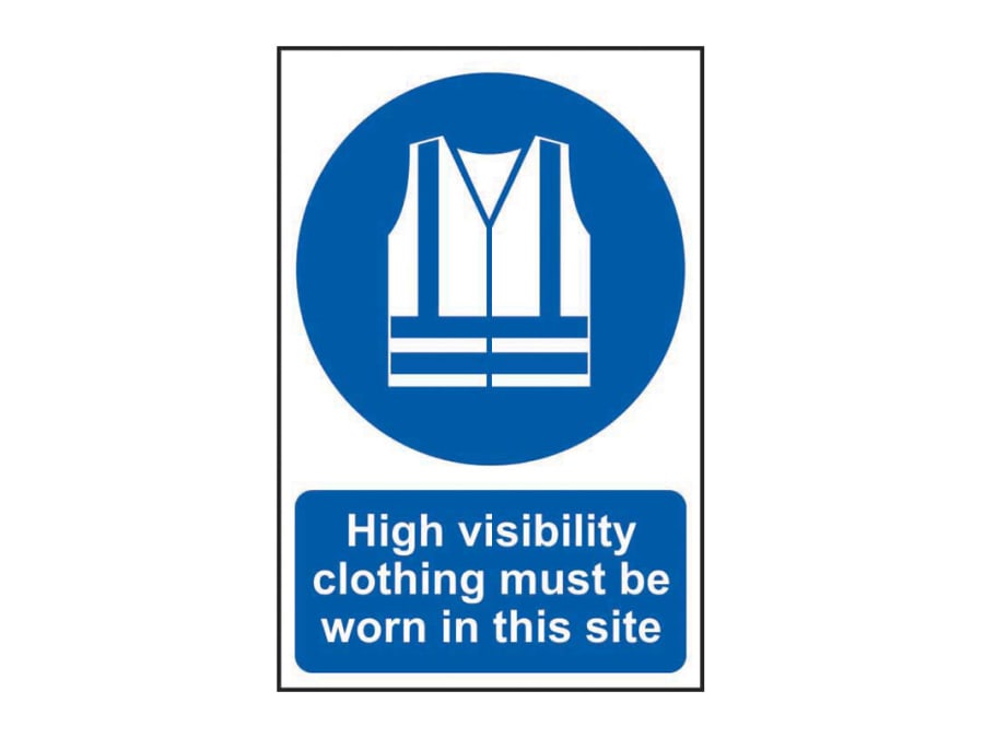 Scan 4007 PVC Site Safety Sign 200 x 300mm