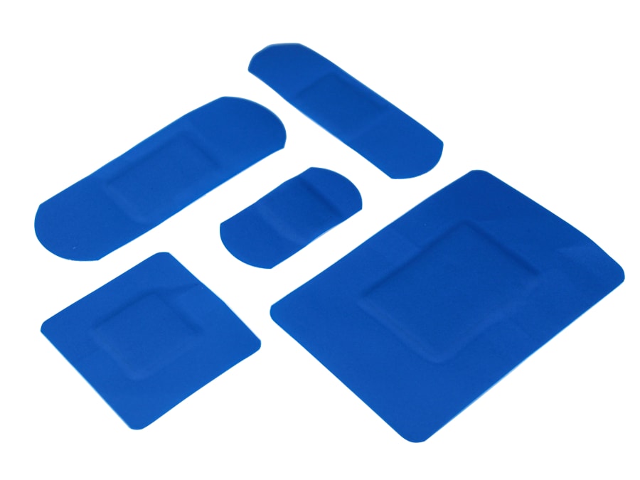 Scan SCANBDP Assorted Hypoallergenic Blue Plasters 120