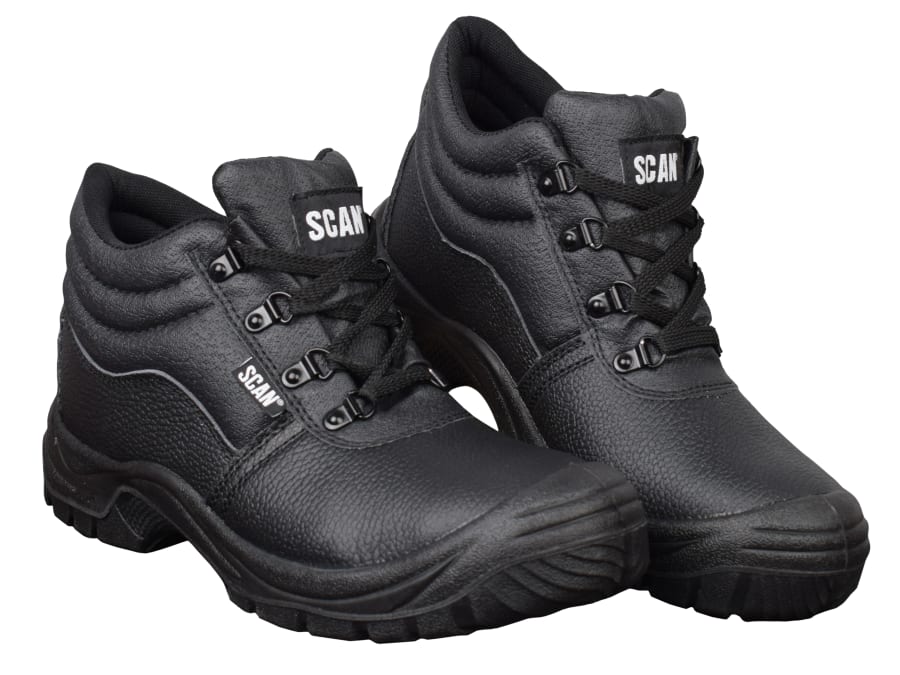 Scan JCB917 Chukka Safety Boots Black UK 10 EUR 44