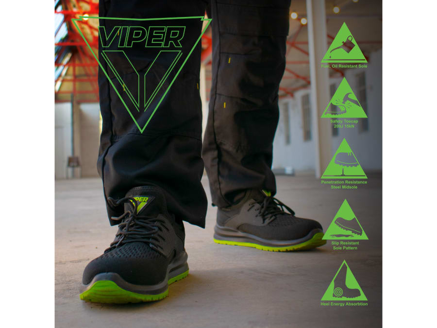 Scan JCR949 Safety Trainers UK 10 EUR 44