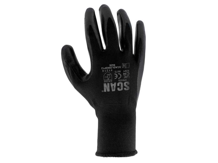 Scan Seamless Inspection Gloves XL Pack 12