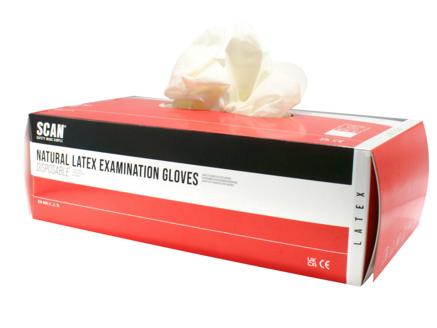 Scan KG2101 Latex Gloves XL