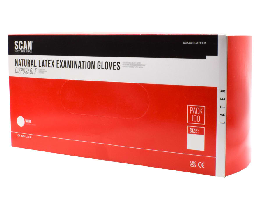 Scan KG2101 Latex Gloves XL