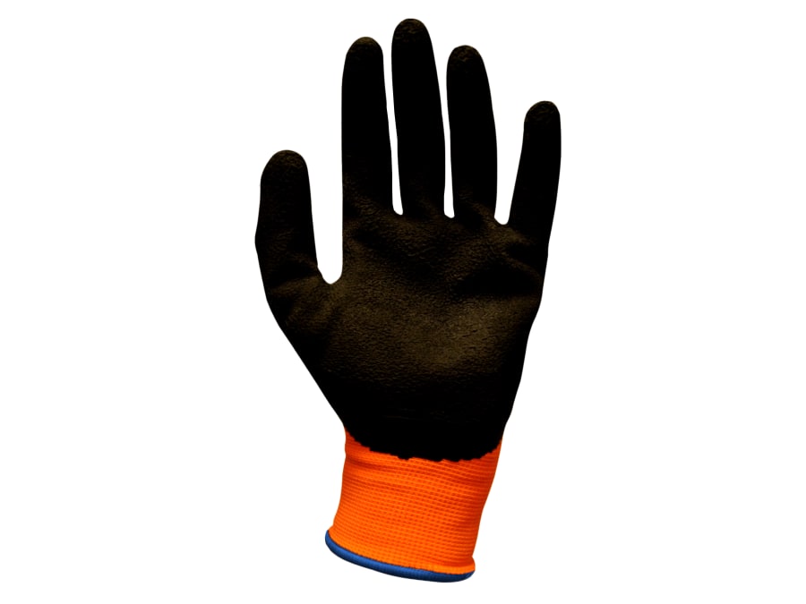 Scan 2ARK46J26 Hi-Vis Orange Foam Latex Coated Gloves