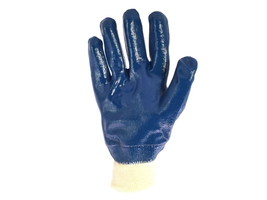 Scan 2301 Nitrile Knitwrist Heavy-Duty Gloves