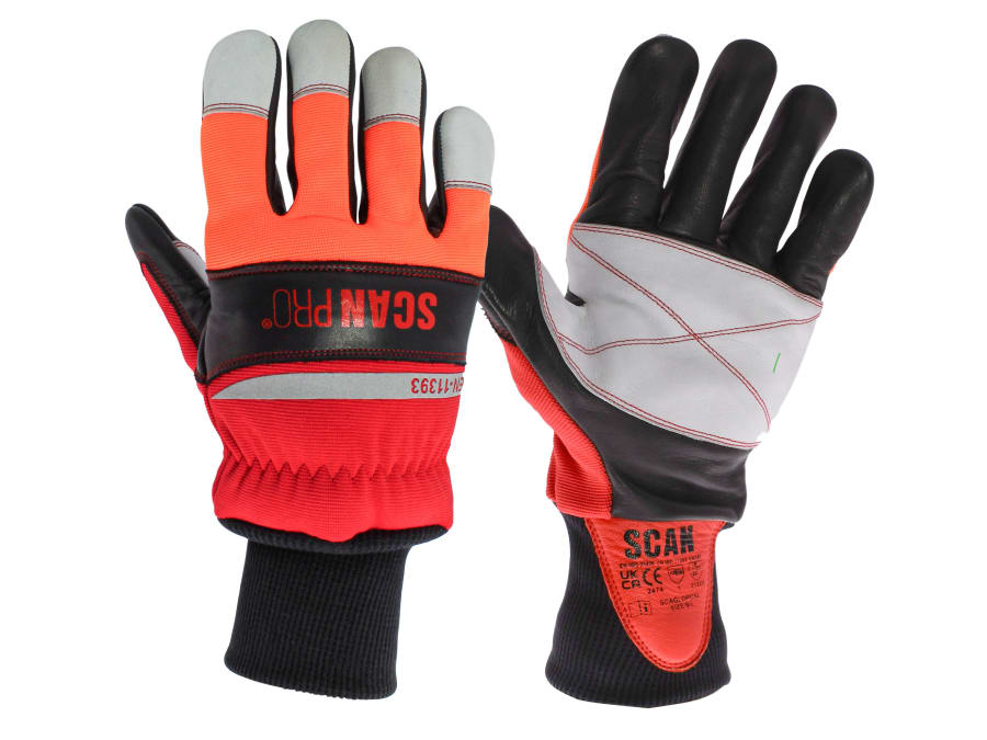 Scan PT601 Chainsaw Gloves XL